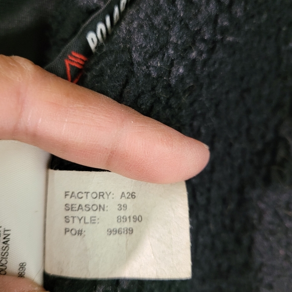 The North Face Polartec Black Full-Zip Fleece Front Pockets Vest Size XL/TG - Picture 13 of 14